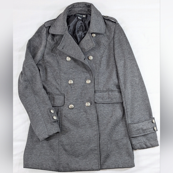 🎉 Forever 21 Double-Breasted Coat - Picture 5 of 15